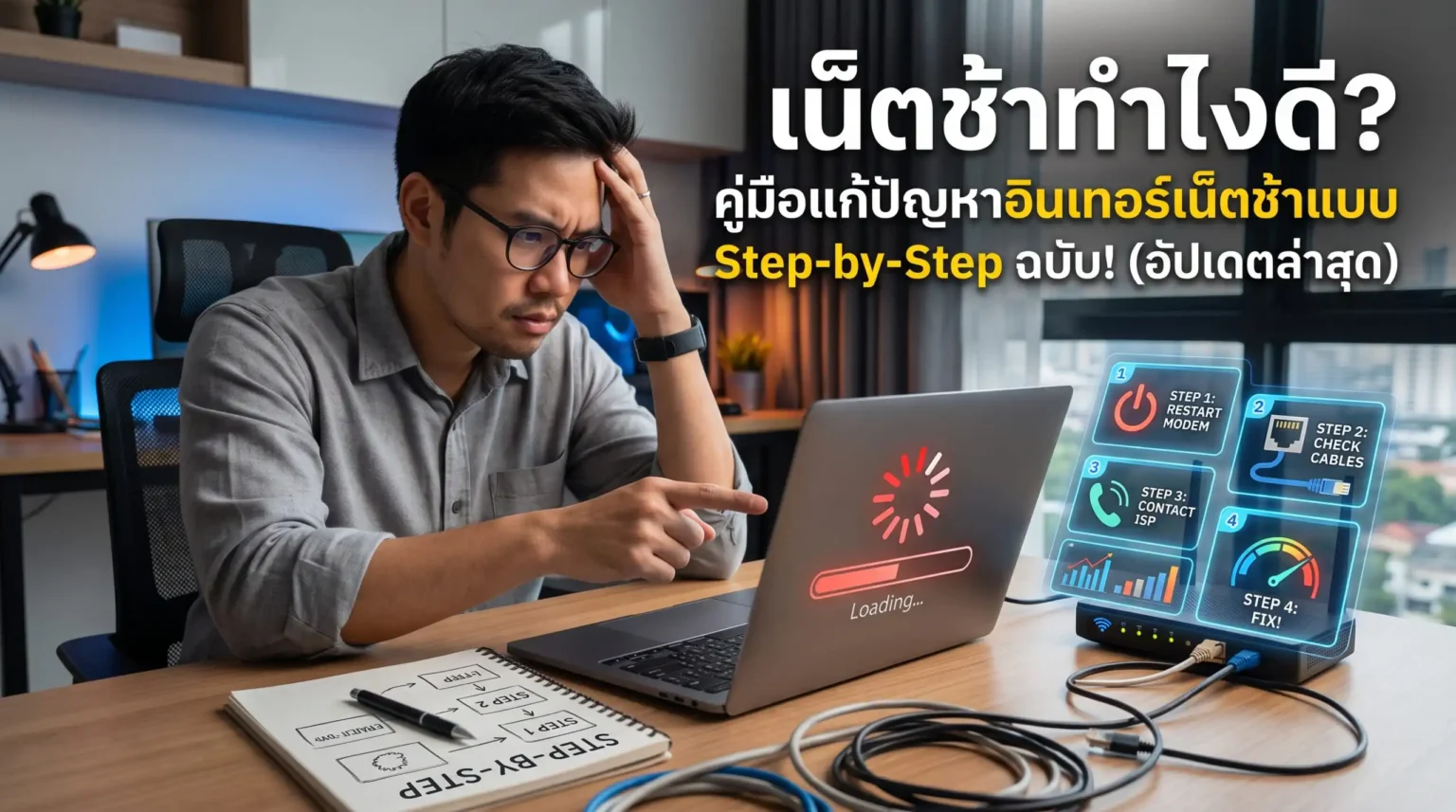 เน็ตช้าทำไงดี