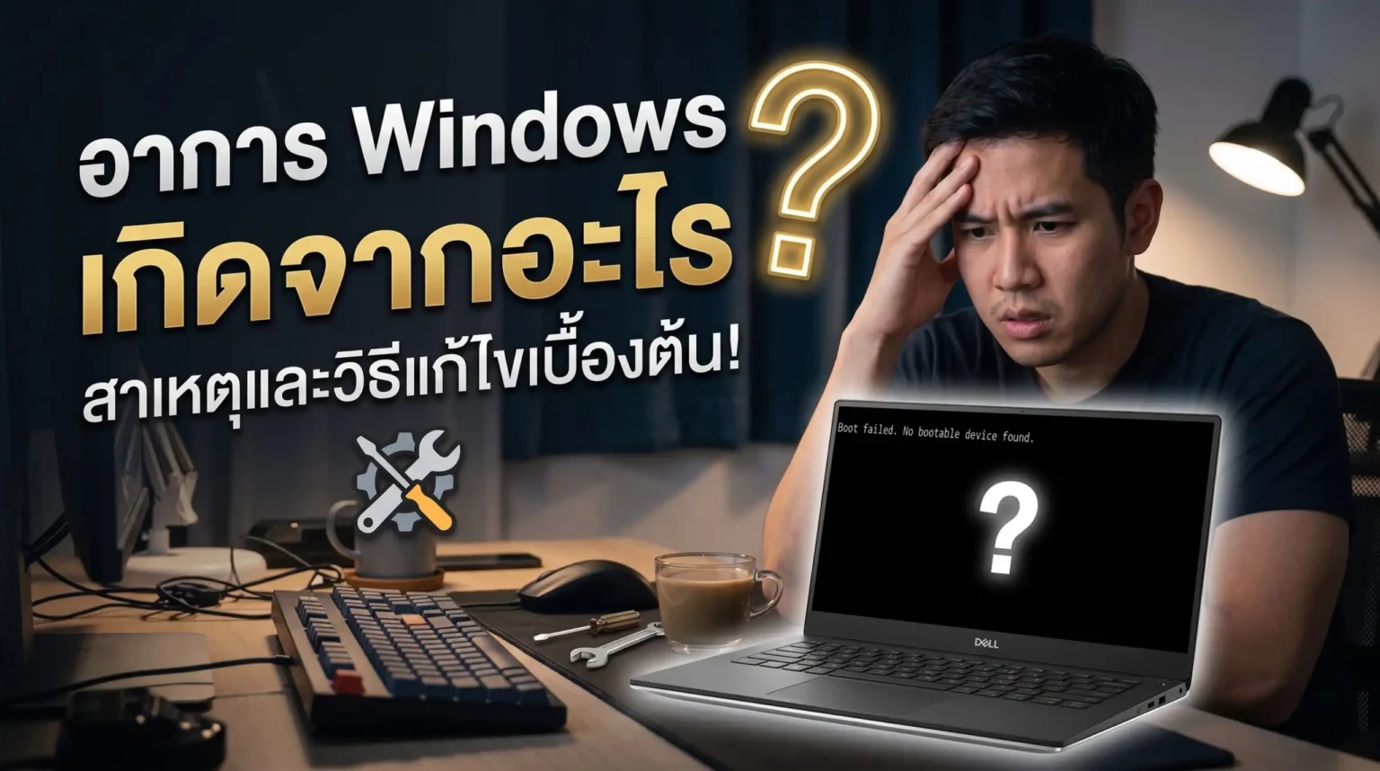 อาการ Windows เปิดไม่ขึ้นเกิดจากอะไร